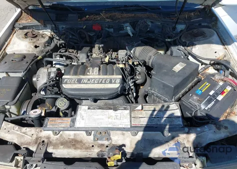 1992 Mercury Sable Ls from USA, damaged, VIN 1MECM5847NA602853